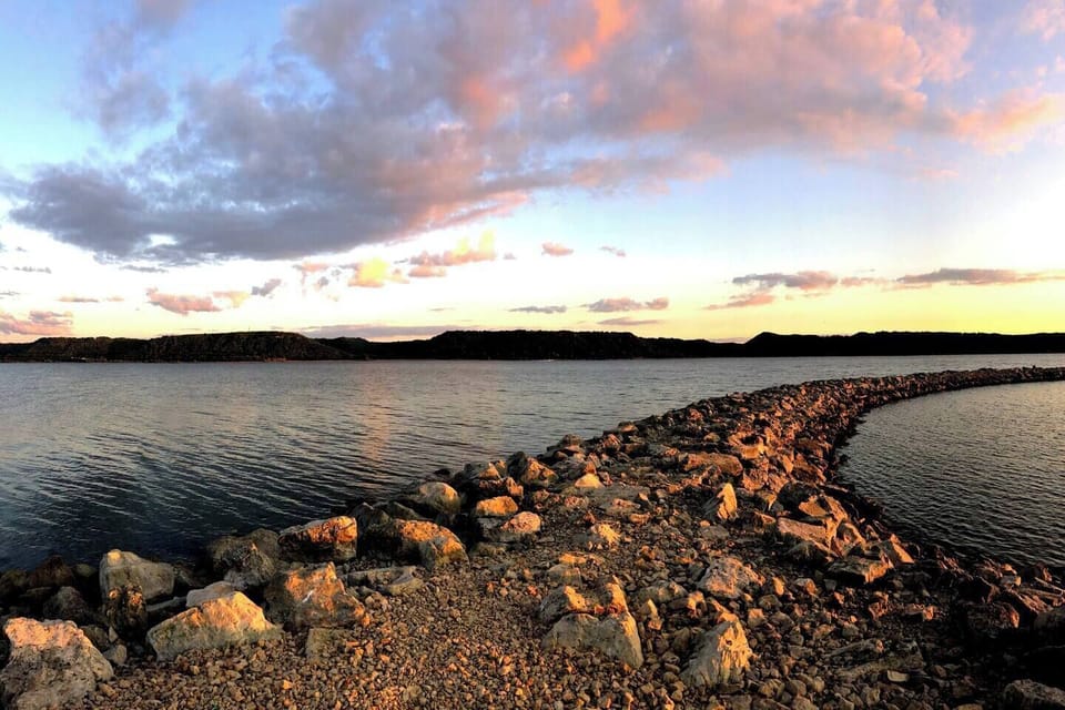 Talk a walk out on the breakwater and enjoy a stunning sunset.