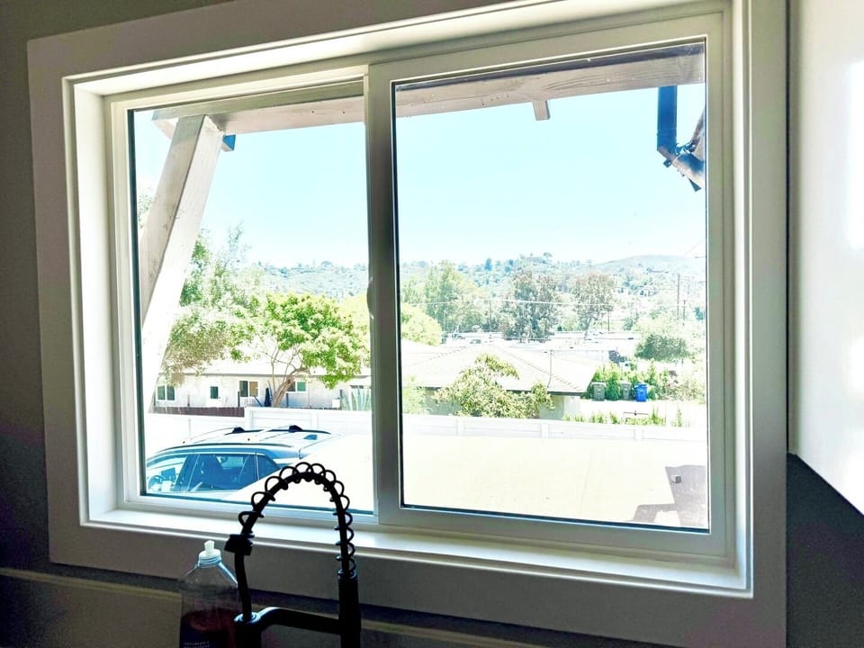 Hills view from kitchen