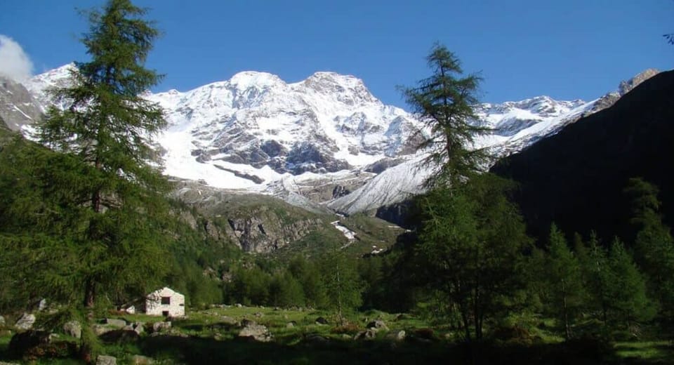 View of Monterosa at base