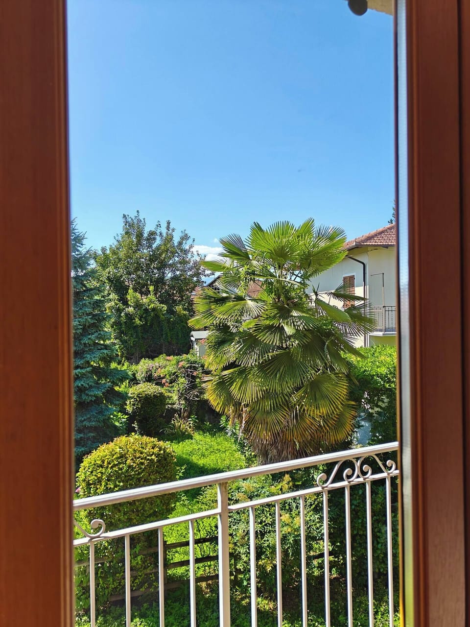 Balcony view from living room