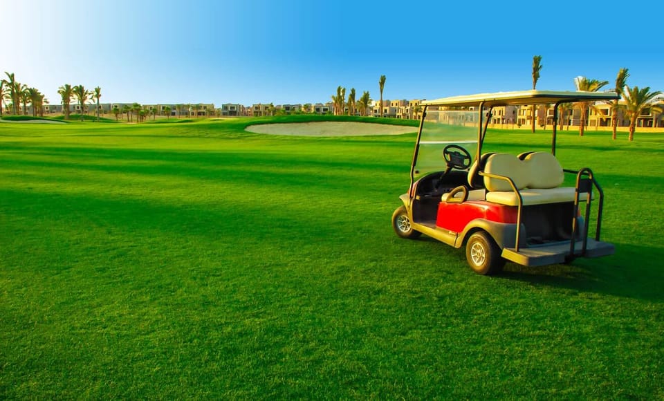 Cruise the lush fairways and soak up golden sunshine.