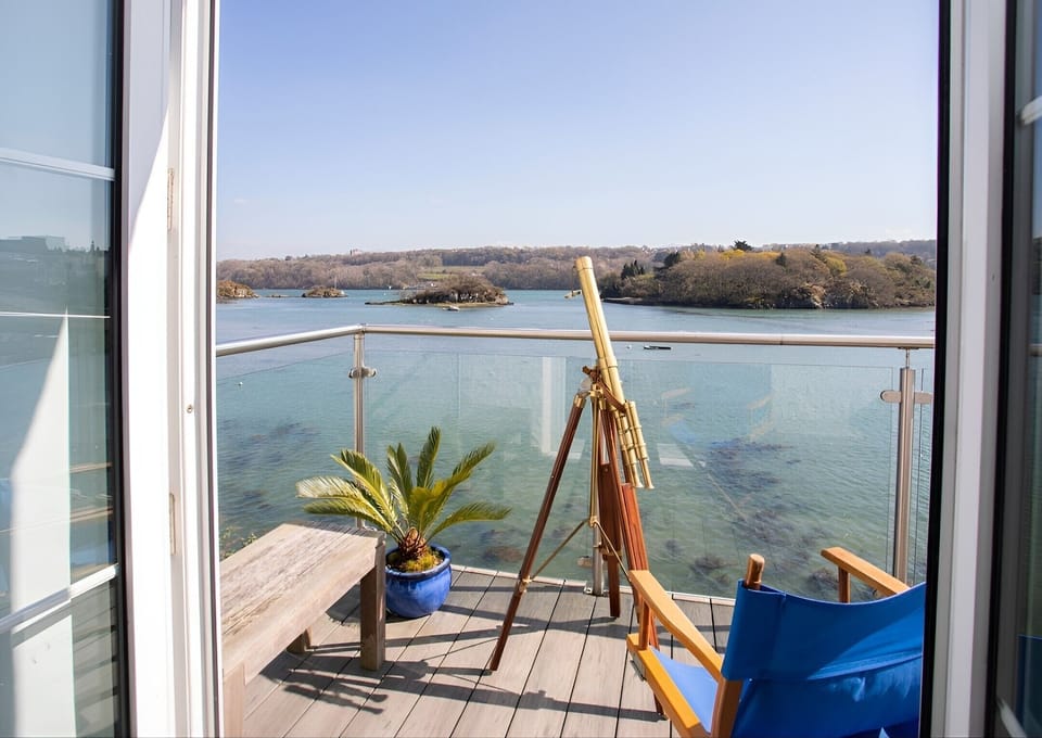 Balcony view over the Menai Straits