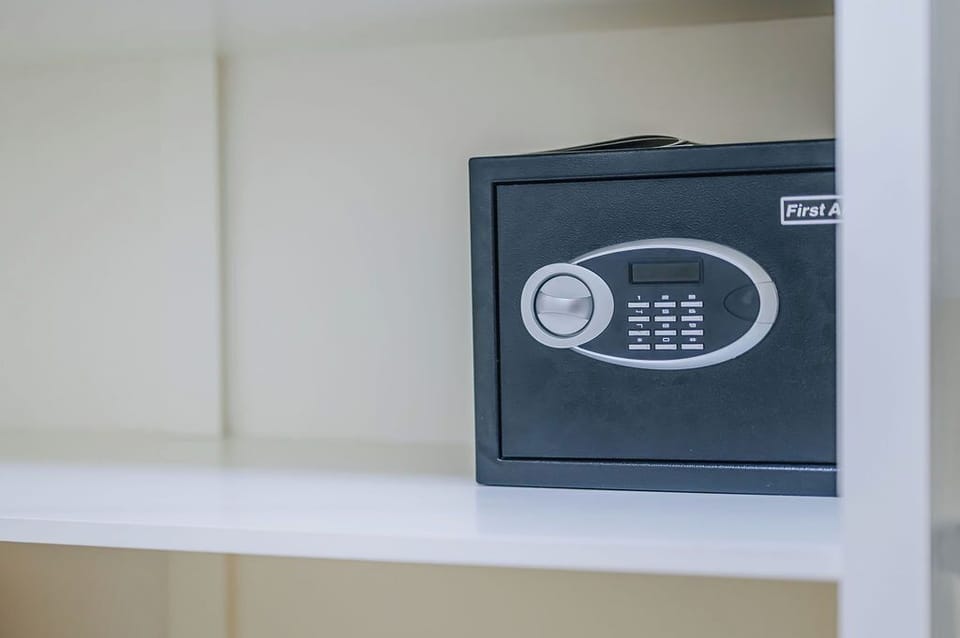 This villa features 6 lockboxes one in each bedroom providing secure storage for your valuables and peace of mind throughout your stay.
