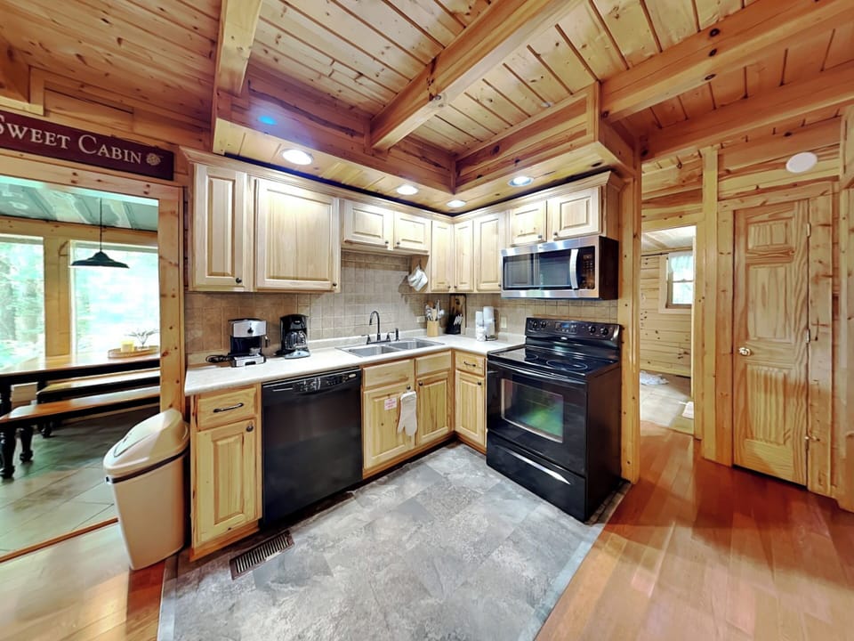 Fully Equipped Kitchen with Stainless Steel Appliances