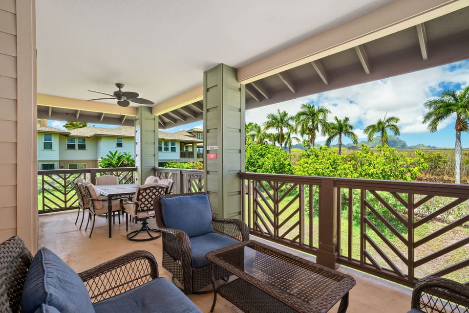 Spacious Private Lanai