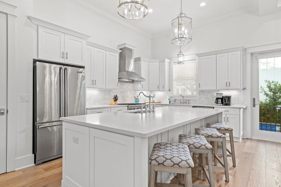 Large kitchen island