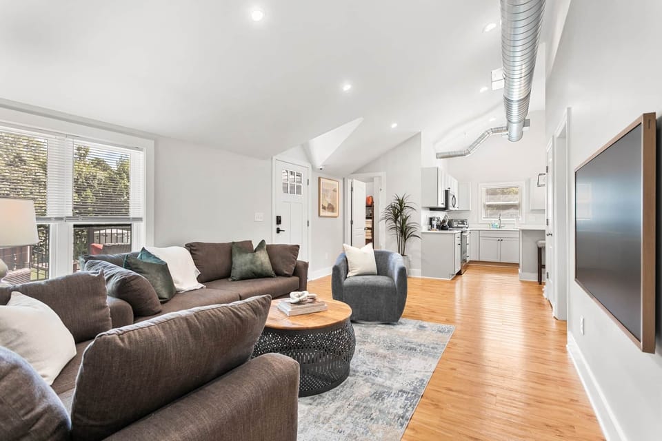 Open Living room and Kitchen