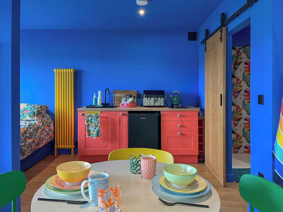 Open plan living space | Cassiopeia - Galloway Glamping, Castle Douglas