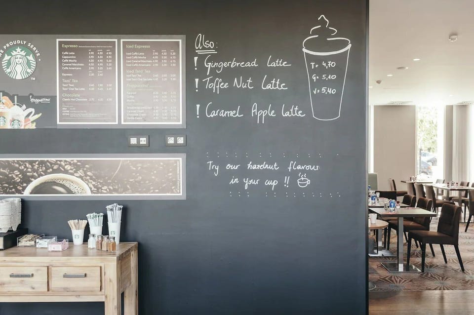 Pick a latte and linger in the inviting café corner.