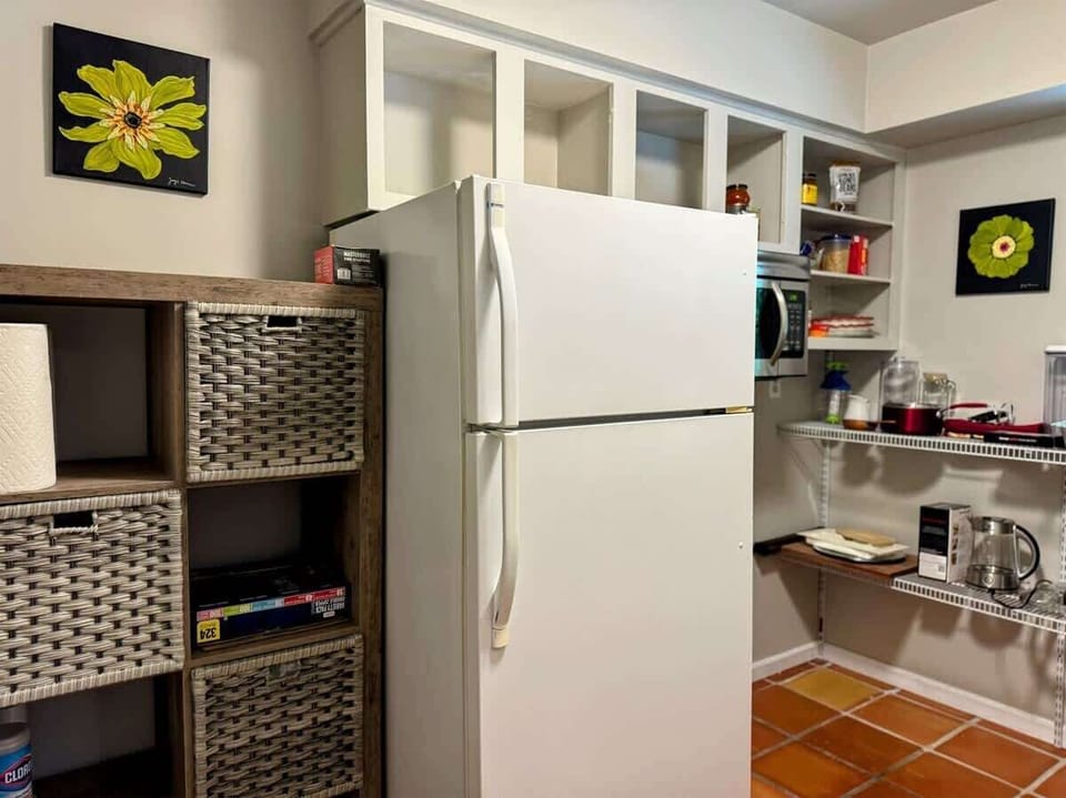Yes, theres a second fridge, and yes, it`s as handy as it sounds. The pantry at Wildhaus is stocked, organized, and ready for your vacation provisions.