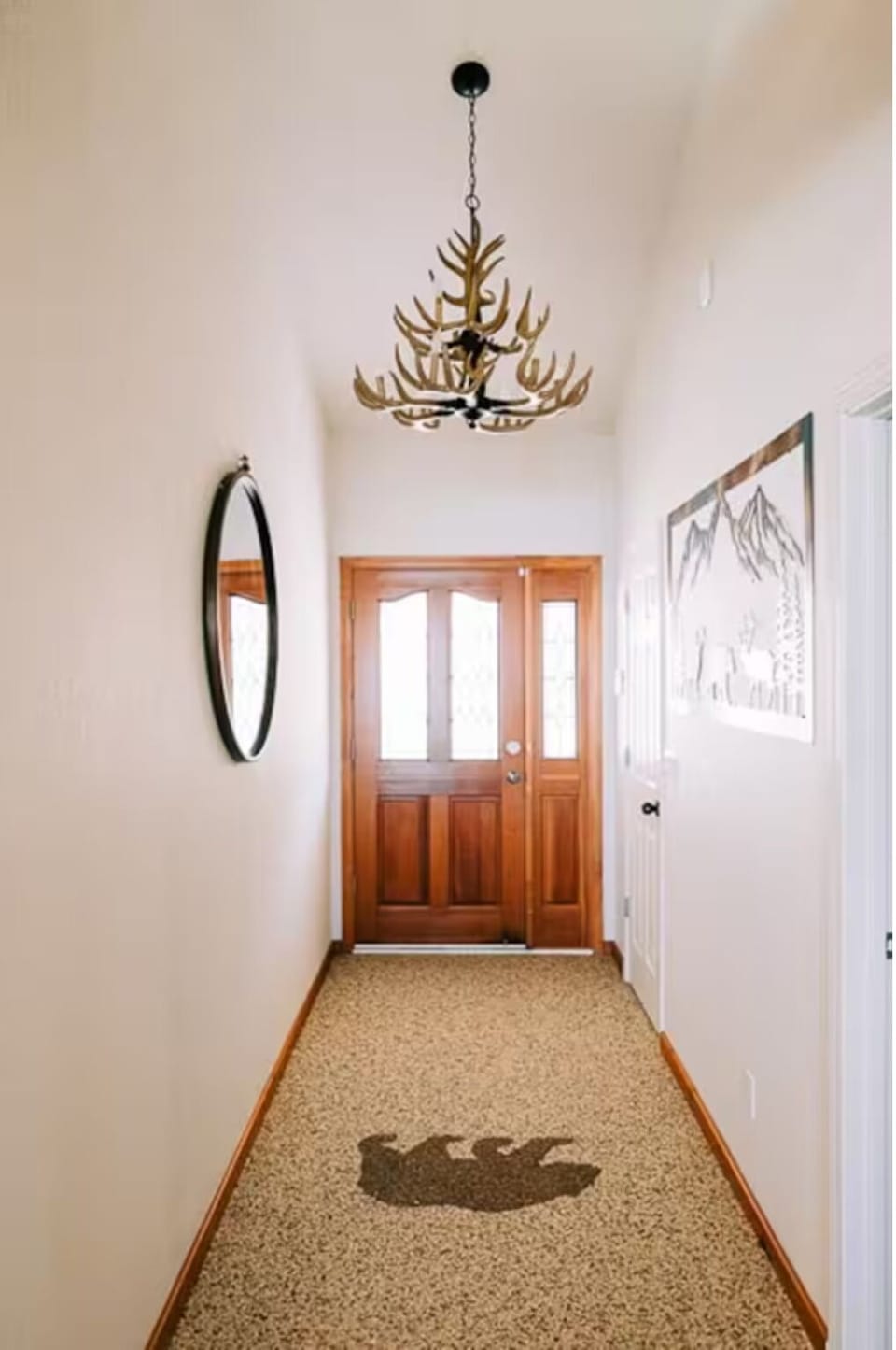 hallway by the entrance door