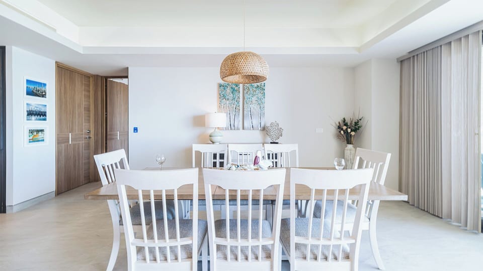 Dining table for eight