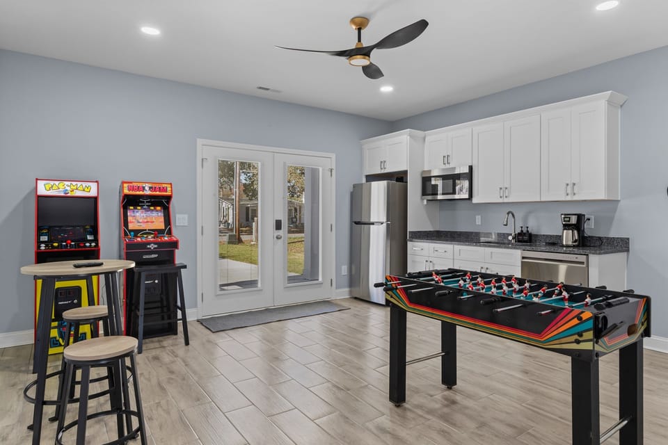 Gameroom and Kitchenette