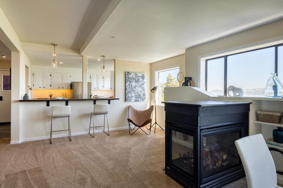 3 Sided Gas Fireplace