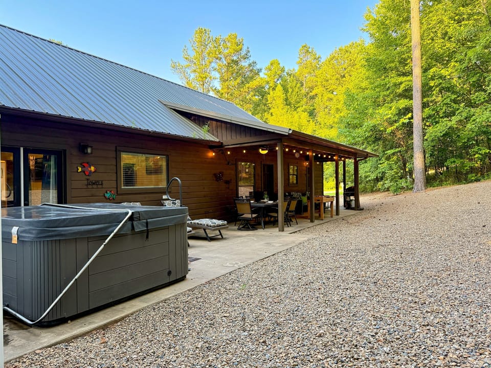 Grill, chill, and play — plenty of space for the whole crew.