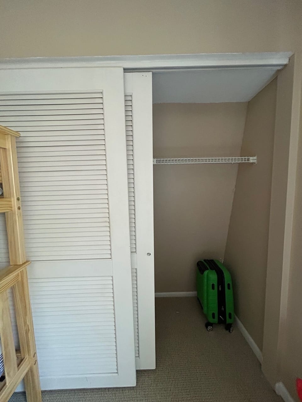Closet in second bedroom.