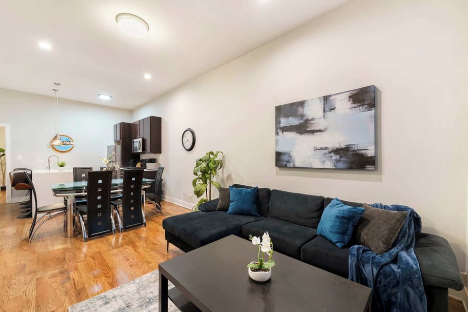 Open-concept living area perfect for relaxing together