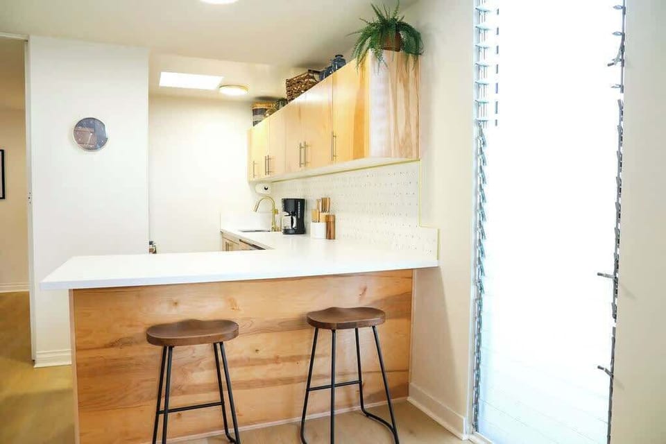 Barstool seating perfect for entertaining 