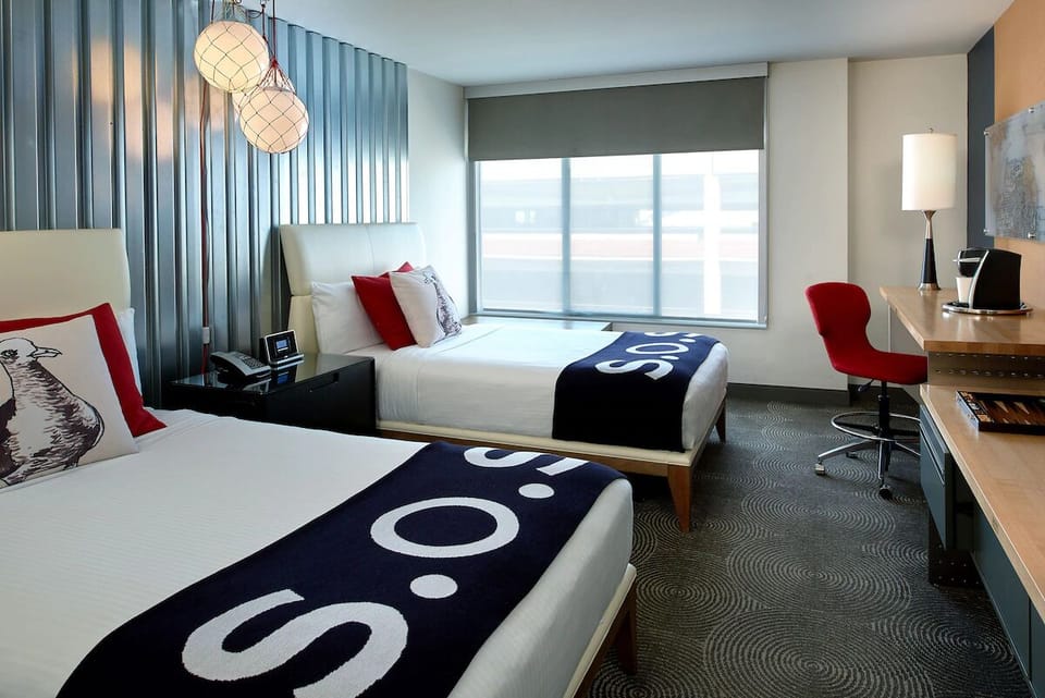 Wake up to airy space and sunlight spilling across the room.