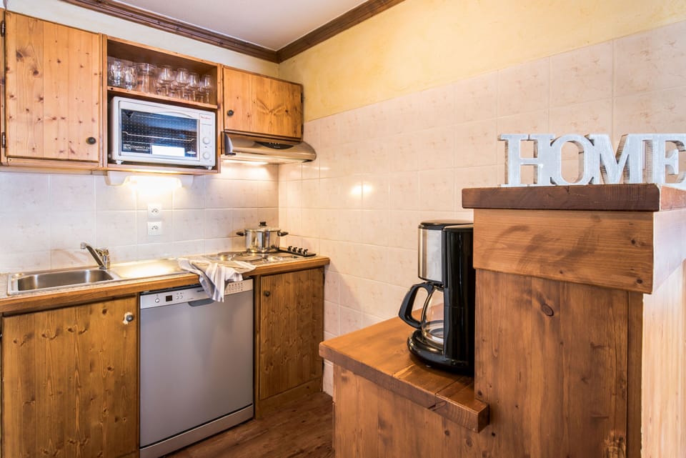 Fully equipped kitchenette with everything you need for easy in-apartment cooking.