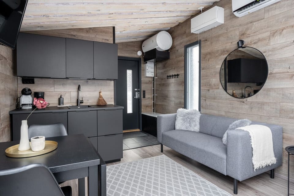 Studio is big enough for even 3 guests with an extra bed
