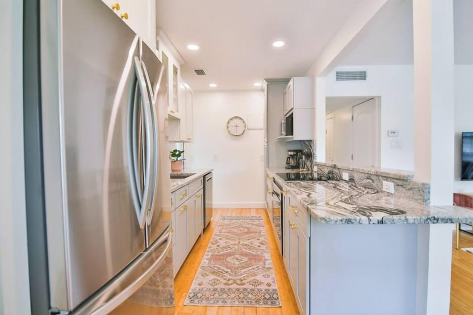 Full size kitchen with modern appliances