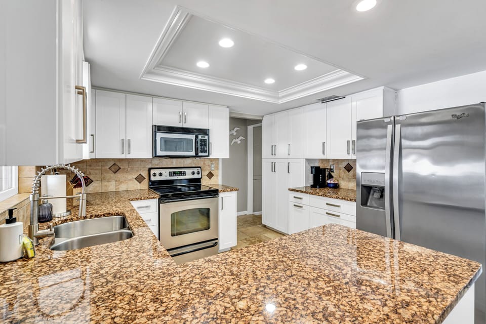 Plenty of countertop space for you to prepare meals!