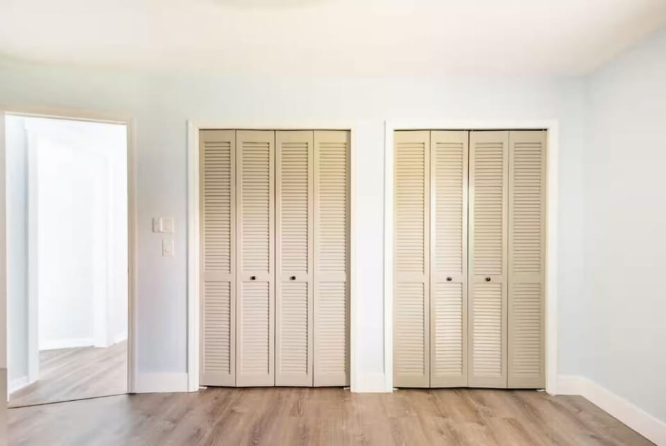 Closets for clothing storage