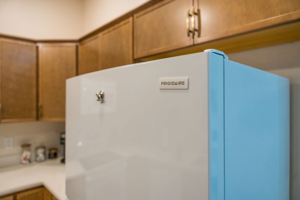 Full size fridge with freezer