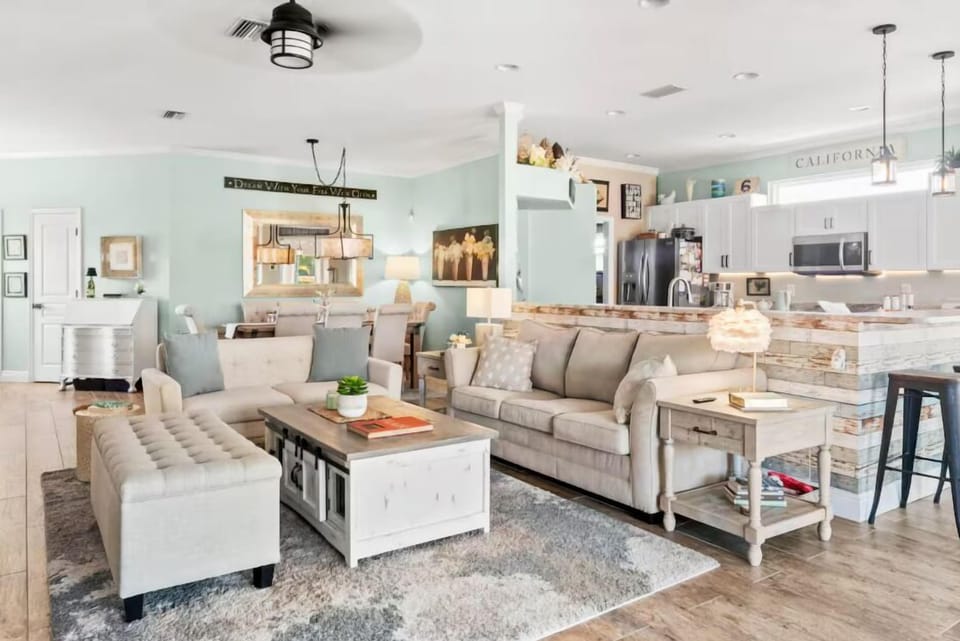 Plenty of comfy seating for everyone to gather around and enjoy quality time together.
