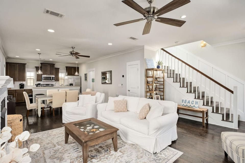 Living, Dining, and Kitchen Open Concept