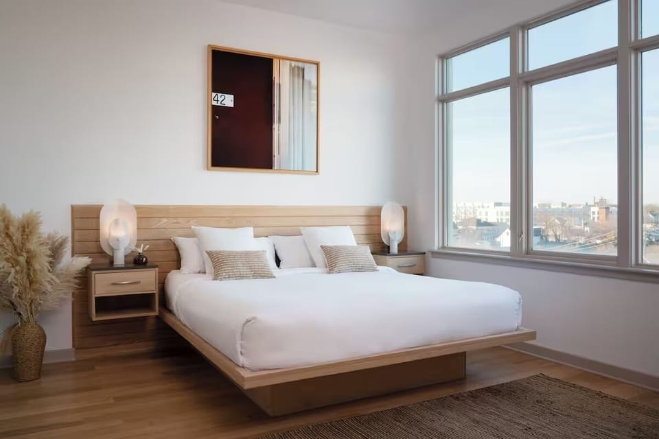 Bedroom. Interior and views may vary based on location and availability.