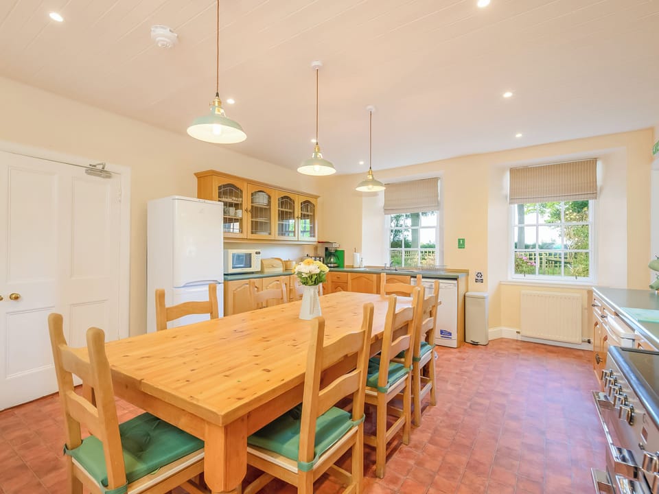 Kitchen/diner | Wintonhill Farmhouse - Winton Holidays, Pencaitland