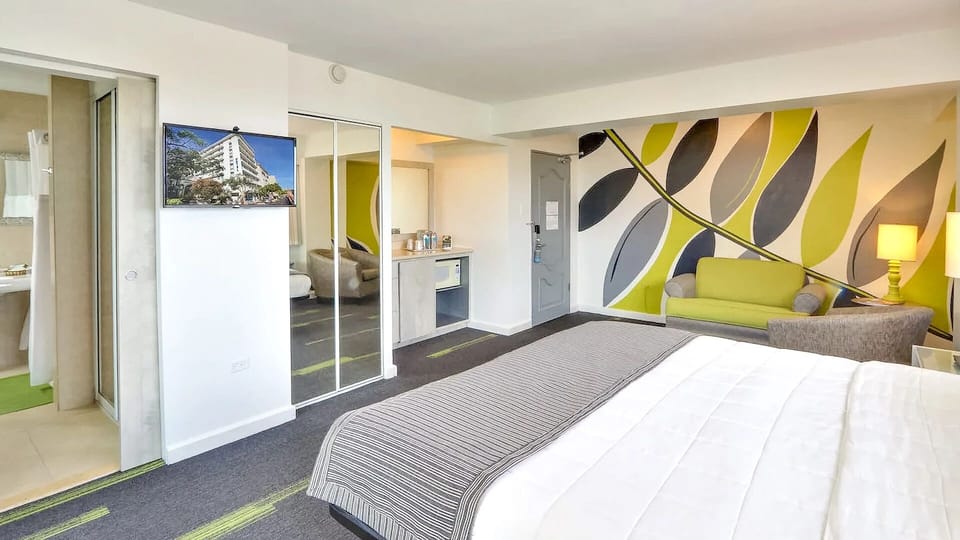 Settle in with roomy comfort, TV entertainment, and easy entry.