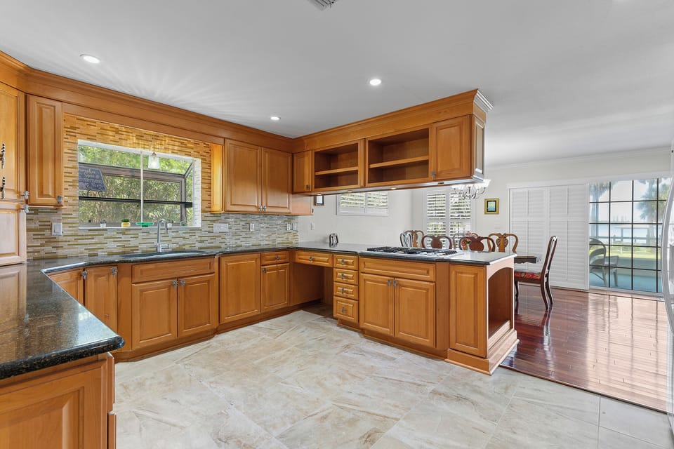 Kitchen with Cabinet Storage