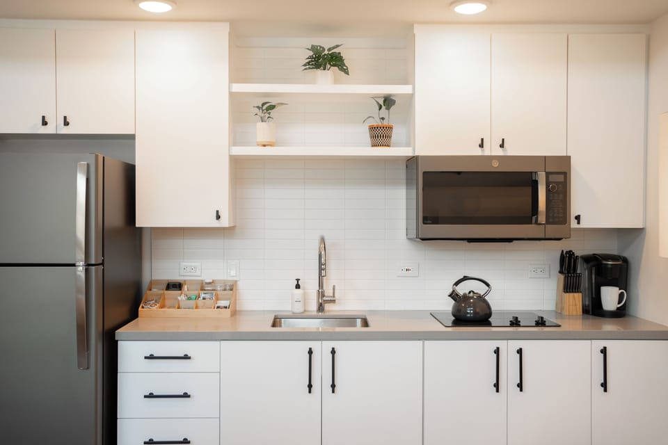Newly renovated kitchen.