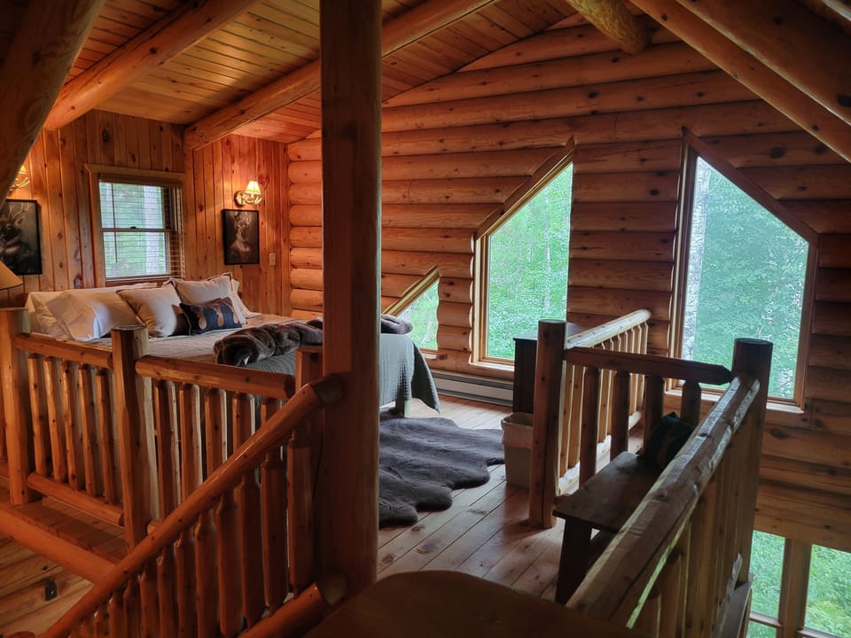 Different angle of king loft bedroom.