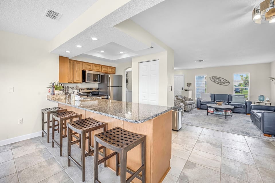 Fully stocked kitchen to enjoy in home cooking