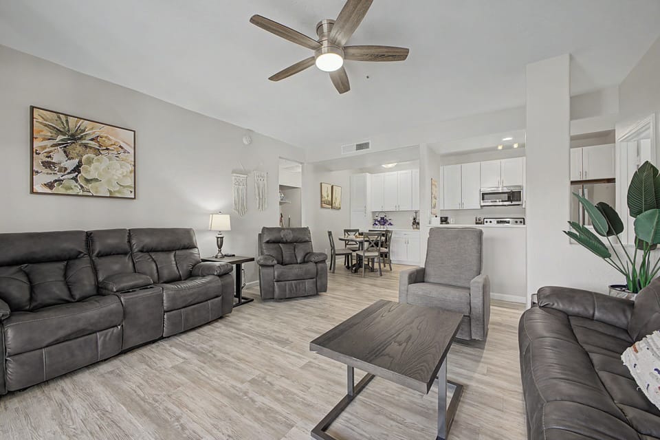 Open Concept Living Room / Dining Room / Kitchen