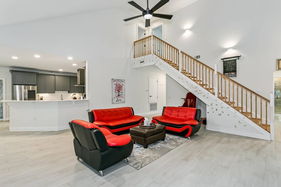 Large, open living area