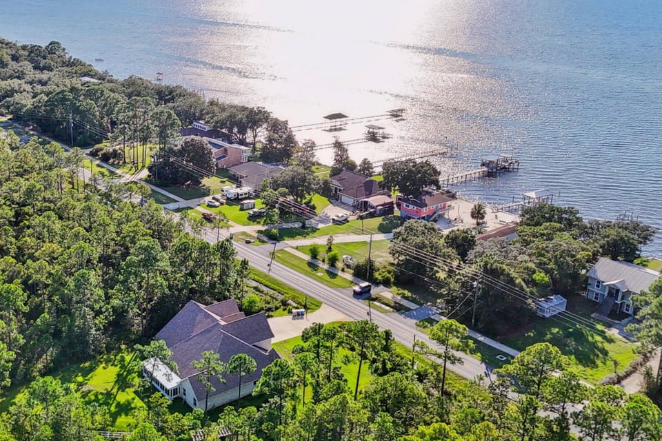 Enjoy views of the East Bay just across the street