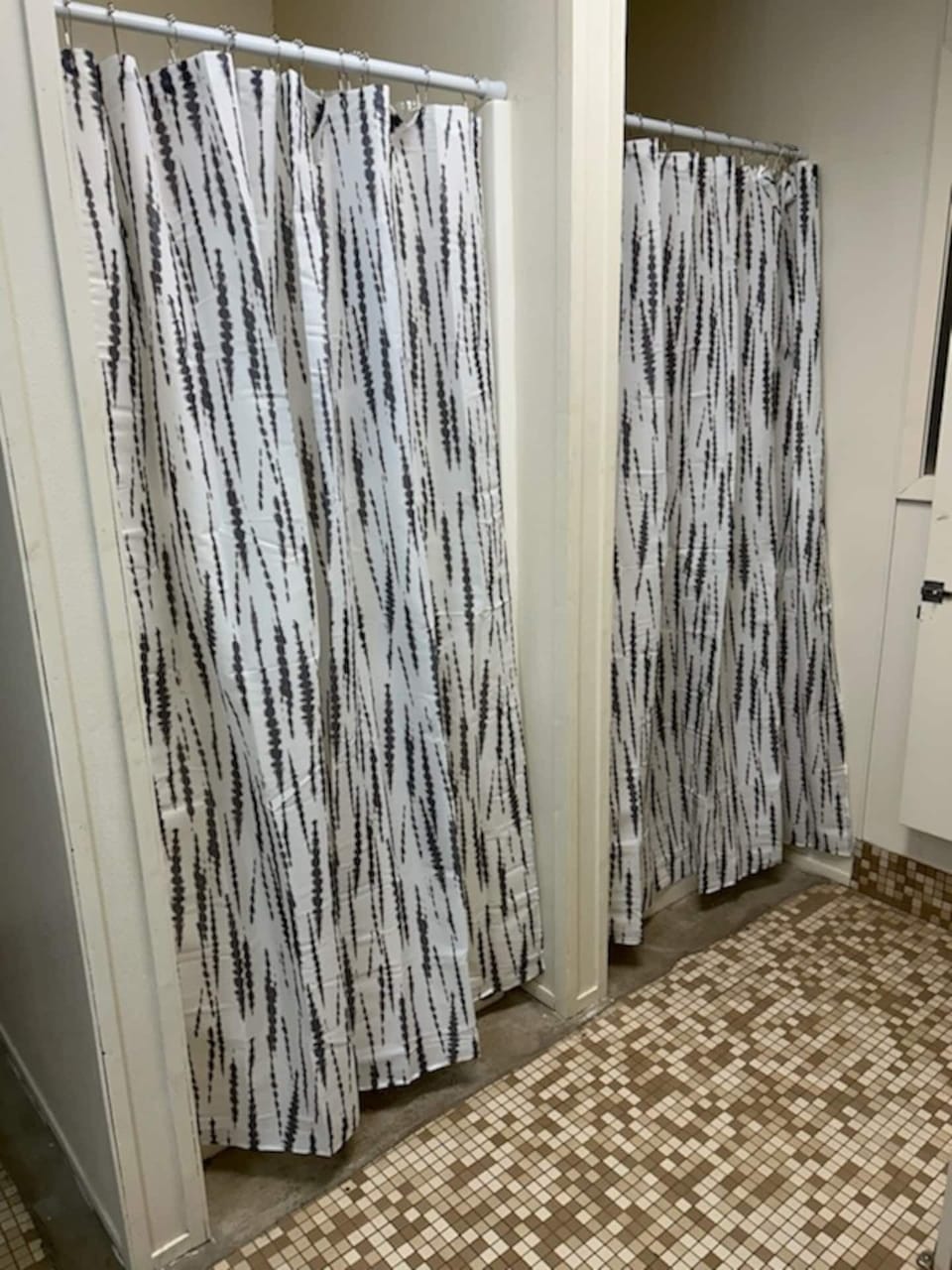 Two of four showers