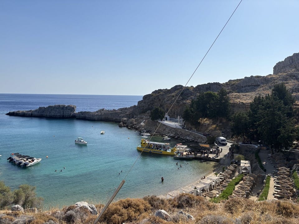 St. Paul's Bay in Lindos.