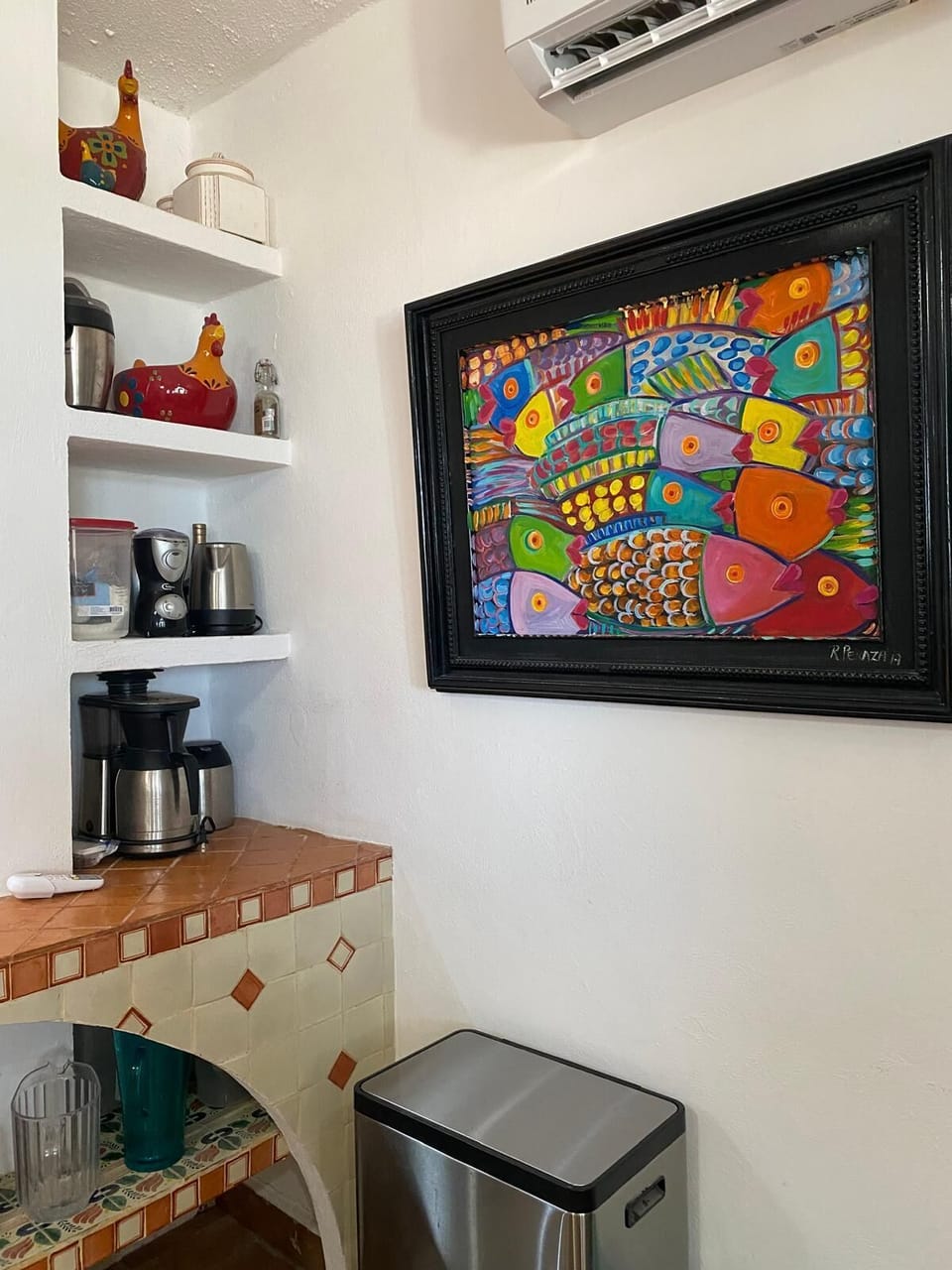 Coffee maker, coffee grinder, tea kettle, juicer, toaster & more. 