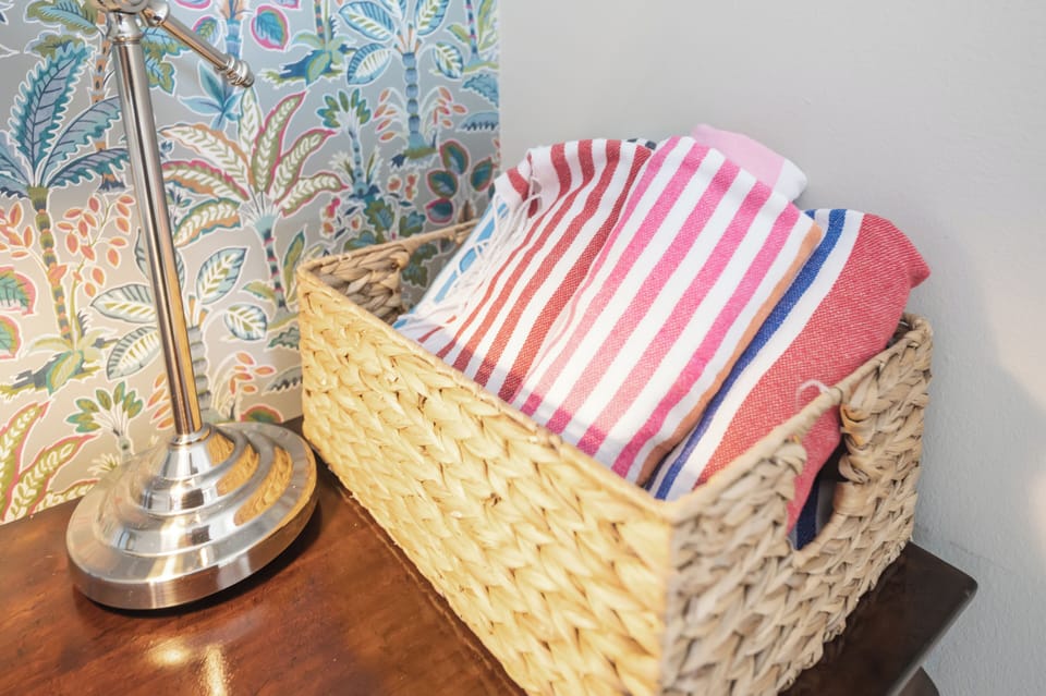 We provide beach towels for guests to borrow!