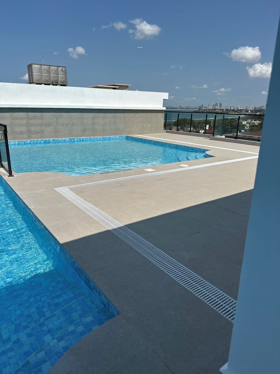 Rooftop pool