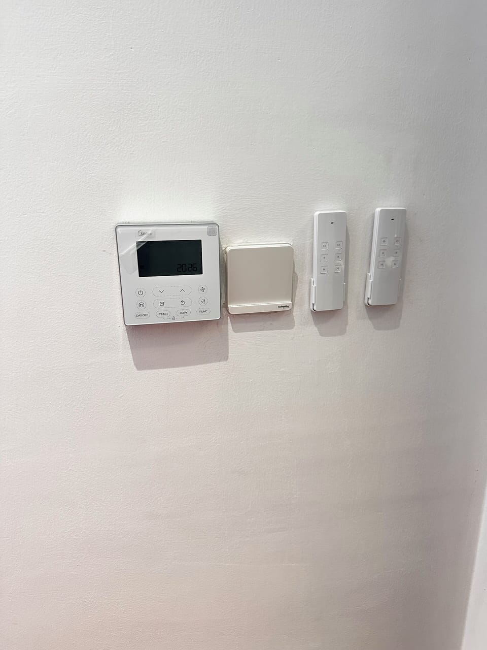 Curtains operate by remote only there is one curtain that operate by remote