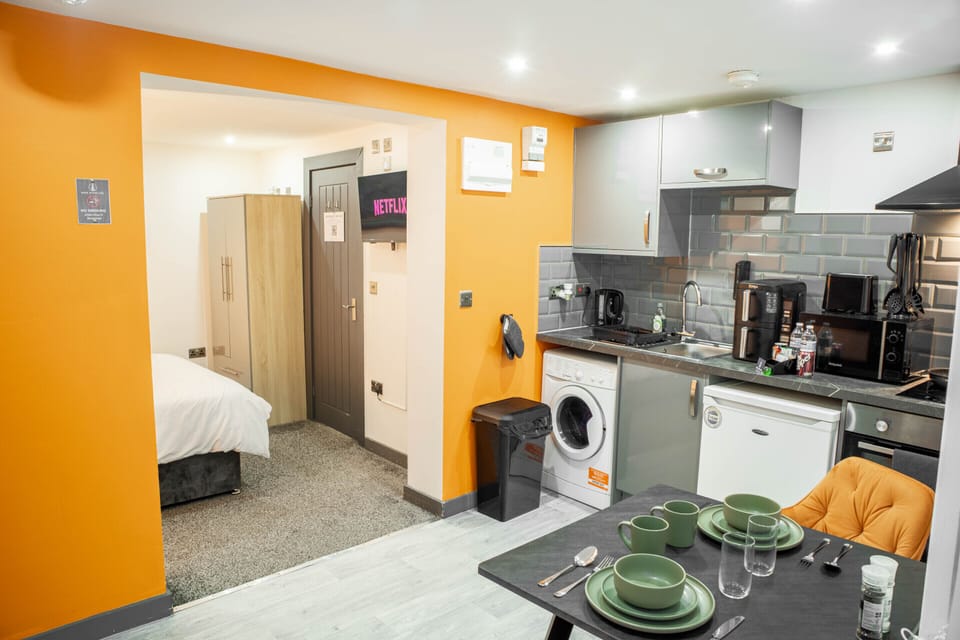 Kitchen and dining area