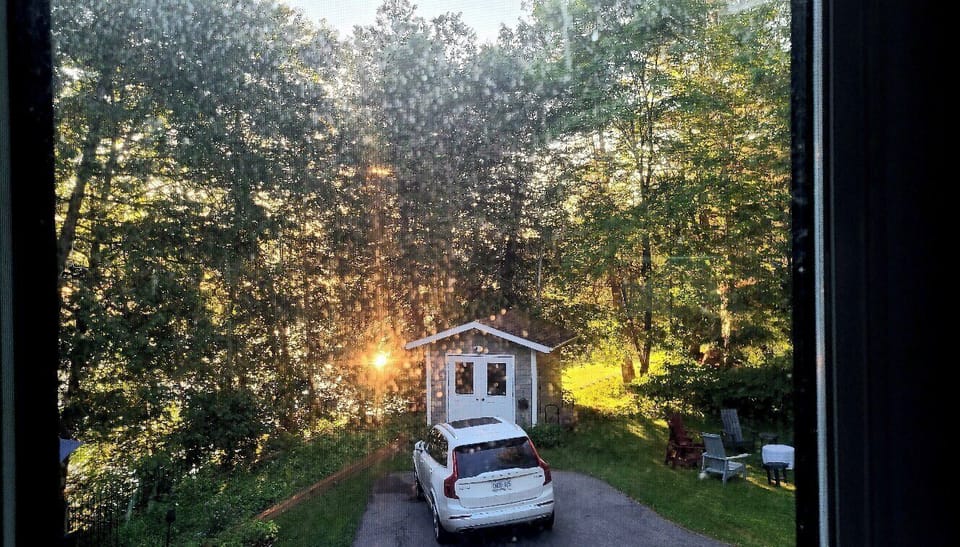 Bottom of driveway
