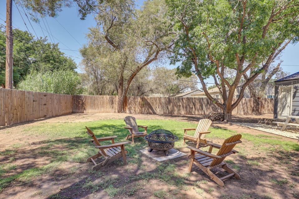 Private Backyard Area | Fire Pit